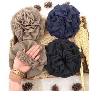 SCRUNCHIE IKAT RAMBUT CEPOL HIJAB JUMBO BAHAN TILE PREMIUM ANTI PUSING / IKAT RAMBUT / KUNCIRAN JILBAB / IKAT RAMBUT TERBARU / KUNCIRAN RAMBUT HIJAB / SCRUNCHIE  HIJAB / SCRUNCHIE JUMBO