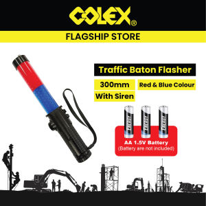 COLEX Baton Light Traffic Rescue Signal Road Control Warning Flashing LED Light Safety Warning Stick