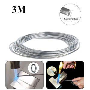 [Ready stock] 1.6mm Aluminum welding rod Copper Aluminum Brass Brazing Welding Rods  Low Temperature Easy Melt Aluminum Welding Rods Weld Bars Cored Wire Solder for Soldering Aluminum No Need Solder Powder