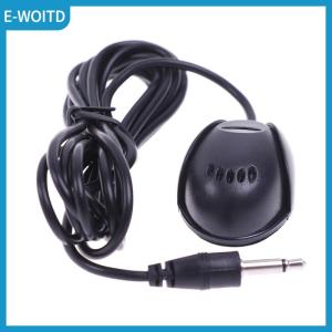 【E-WOITD】 Mini 3.5mm Wired Paste Type External Microphone Car Audio Mic Meeting Player