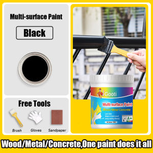 GOOTI Upgrade Multi-surface Paint All Purpose Paint For Wood Wall Tile Concrete Metal Furniture Renovation Paint Multiple Colors Odorless