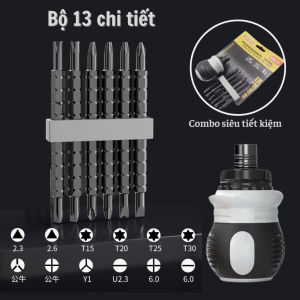 [HCM] Bộ tô vít trợ lực đa năng 26 chi tiết hút mạnh thân CRV siêu cứng nhỏ gọn có thể điều chỉnh-CA666