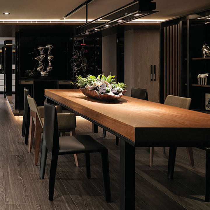 Nordic solid wood dining table home table modern minimalist dining ...