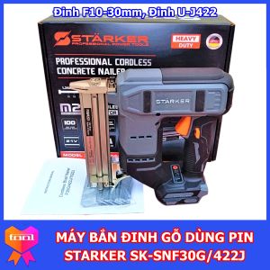Máy bắn đinh thẳng F30 đinh UJ422 dùng pin STARKER Đức chuyên dụng cho thợ hàng hãng chất lượng cao