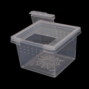 [COD] Millennium Plastic Insect Spider Habitat Feeding Box Case Container Tank Transport Case Toy