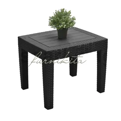 MEJA PLASTIK MEJA TERAS MEJA OUTDOOR COFFEE TABLE ROTAN TABITHA TABITA [TABACC]