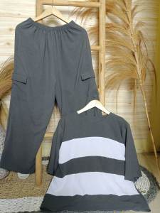 set cargo wanita blaster kekinian fashion muslimah