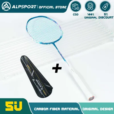 Alpsport. Cyberpunk VỢT CẦU LÔNG bằng sợi cacbon vợt Quà Tặng bộ hộp siêu nhẹ 5U T800 Carbon hoàn toàn hỗ trợ 22-28lbs 100% đích thực unisex Chuyên Nghiệp cạnh tranh vợt duy nhất. sbpk