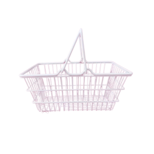 GIORGIONE Metal Mini Storage Basket Hollow Model Stationery Holder Cute Cosmetic Shopping Cart Storage Office