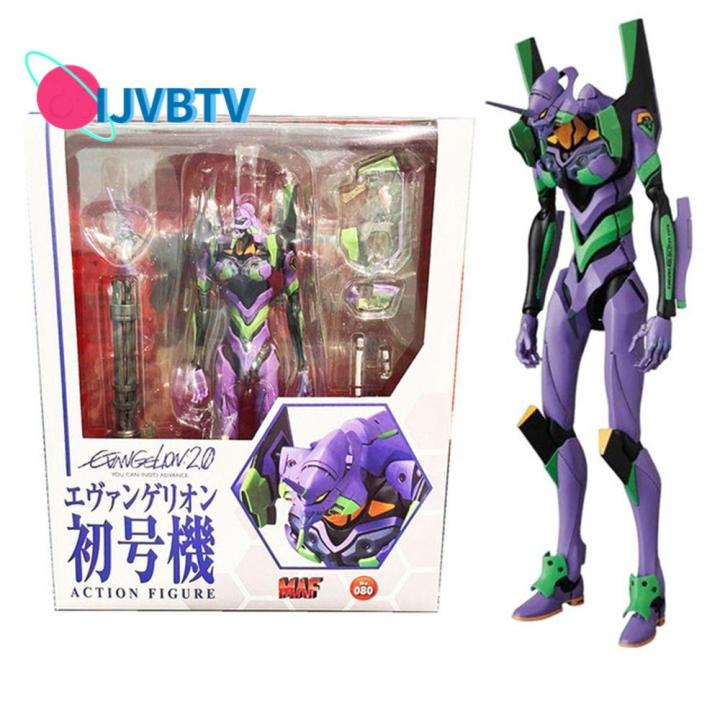 IJVBTV MAF080v ฟิกเกอร์ Evangelion การกำเนิดนีออน เครื่อง No.1 ตุ๊กตาแอ็คชั่น EVA 01 ตุ๊กตาของขวัญ 19ซมค่ะ ของเล่นโมเดล Evangelion เครื่องประดับสำหรับตกแต่ง