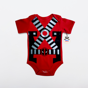 Deadpool Superhero Baby Onesie 0–12 Months | 100% Cotton Baby Costume | Monthly Birthday Outfit | Baby Onesies PH