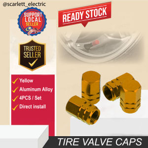 4pcs Car Accessories Tyre Cover Wheels Tire Valve Air Dust Caps / Penutup Tayar Angin Kereta