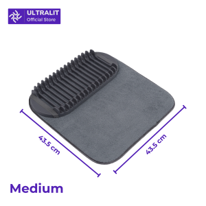 ULTRALIT Jane Microfiber Kitchen Drying Mat Rak Alas Pengering Piring Cangkir dan Peralatan Dapur / Pengering Peralatan makan