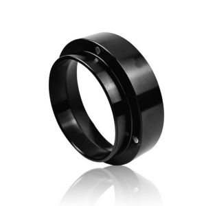 Coffee dosing ring 51 53 58mm espresso funnel aluminum powder ring anti spill barista tool kitchen use