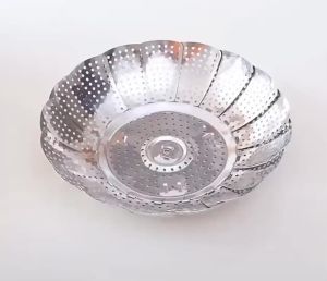 Stainless Steel Steamer Basket Foldable Telescopic Steamer Tray Steaming Rack Multifunctional Steamer Rack Steamer Basket Steamer Grid [ Free Shipping ]