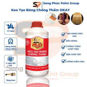Keo Tạo Bóng Chống Thấm Okay Chống Thấm Chậu Kiểng chống Thấm Gỗ Chống Thấm Tường [ 1 Lít 5 Lít]
