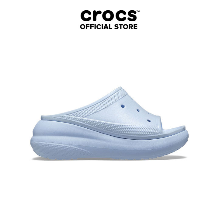 Dép Quai Ngang Unisex Crocs Crush Meta Pearl Blue Calcite Dép