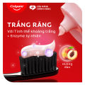 Bộ 3 Kem Đánh Răng Colgate trắng răng Optic White hương đào từ enzyme tự nhiên 80g/tuýp. 