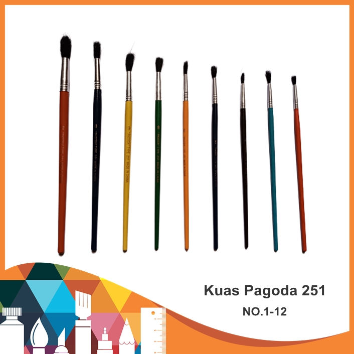 Kuas Lukis / Kuas Cat Air Murah Merk Pagoda
