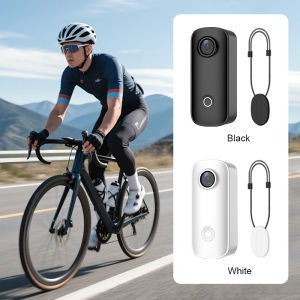 SJCAM Pocket 4K Mini Camera with Waterproof Case C100 Plus EIS Action Cam Magnetic Wearable for Helmet Motorcycles Cycling Vlog