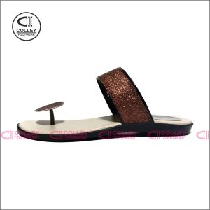 COD - SANDAL FLAT WANITA / JAMUR GLOSSY / SANTAI / GLOWING / FLT-SLW-034