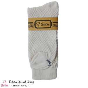 Sashee Kaos Kaki Terbaru Motif Rajut Zigzag Velora Series Non Jempol