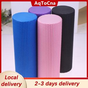 [COD] AqToCna Ship within 24 hours Yoga Roller Round EVA Foam Cylinder Roller For Pilates Exercise Enhanced Home Workouts Diameter 10cm Length 30cm