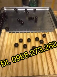 Dụng cụ vo viên tễ bằng gỗ Dụng cụ vo viên mật 16mm (3G)