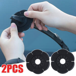 2Pcs Universal Car Windshield Wiper Protective Cover for Prevent Debris Leaf Falling Wiper Bottom Hole Dustproof Cover Car Accessories 【Local】PH