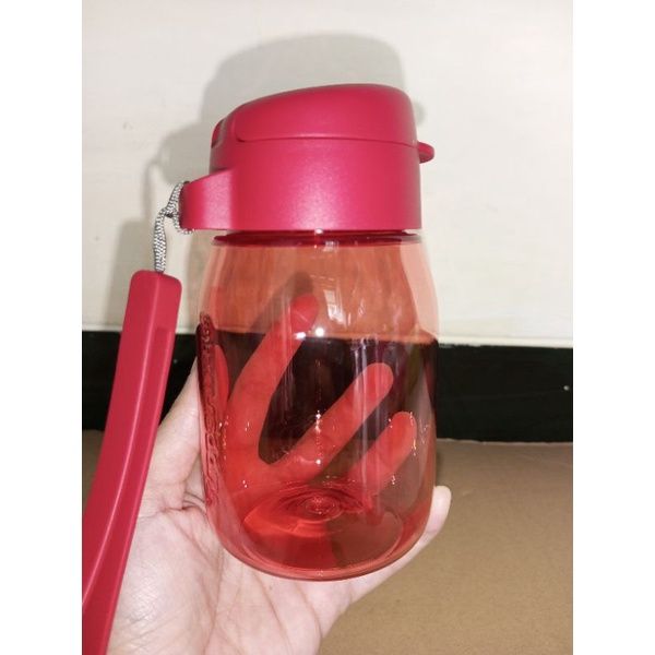 Tupperware Cute2Go 350ml 1pc Ecer botol minum anak eco bottle tali strap  Cute to go merah orange tumbler murah promo Tupperware Cute2Go 350Ml Life  Time Warranty - Lazada | Lazada Indonesia