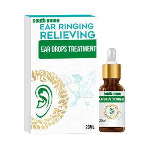 【Hot Sale】South Moon Tinnitus Liquid Ear Drops Infection Treatment Cleaning Liquid Ear Ringing Relief Treatment Earwax Remover Earache Liquid Ear Pruritus Liquid Detergent Ear Infection Treatment Cleaning Liquid Ear Disease （20ml）