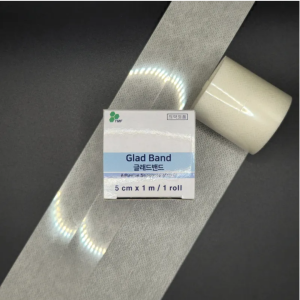 [Korea] Hydrocolloid Nonwoven Roll 1m GLAD BAND Wound Acne Tattoo Mosquito Bandages Hydrogel Patch Free Cutting Wound Dressing for Scratch Blister & Wound Care