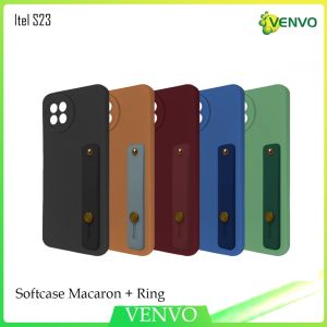 VENVO - VV16 SOFTCASE MACARON + RING Itel A60S A70 P40 4G RS4 S23 S23 Plus