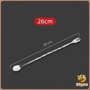 Stirrer Spoon Cocktail Stirring Spoon Milk Tea Juice Stirrer Coffee Stirrers Stainless Mixing Spoon