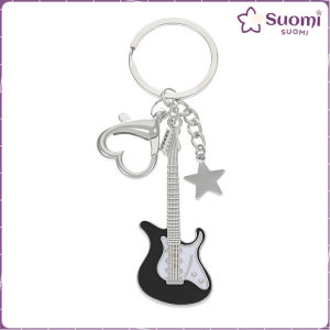 Suomi Creative Mini Musical Instruments Guitar Keychain Keyring Women Men Gift