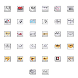 Stainless Steel Heart Letter Charms For DIY Bracelets Offering Creative Possibilities Unique Gift for Women