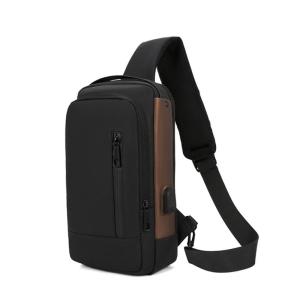 Đeo Trước Ngực Nam Túi Đeo chống trộm Túi đeo vai với Khóa mật mã Túi thể thao ngoài trời Túi Du Lịch Túi đeo chéo thời trang