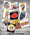 STIKER NARUTO 1 paket sticker anime naruto hokade kartun. 