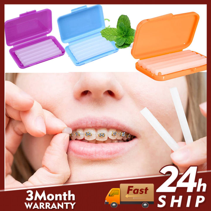 Orthodontic Wax for Braces 1 Box 5 Pcs Dental Oral Care Wax Strip