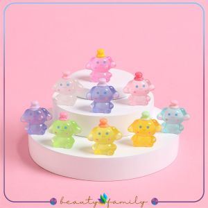 BF-C1453 Ornamen Kartun Bercahaya Aksesori Resin Ornamen Desktop Glow In The Dark / Kartun Cute 3D