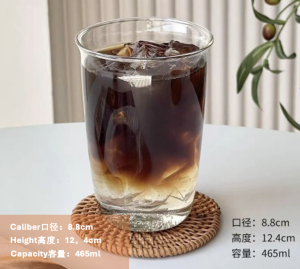 【📣SG Seller】🔥Fast Delivery🔥IG aesthetic Clear Borosilicate Glass Cup Minimalist Mug for Coffee/Matcha/Tea/Milk/juice