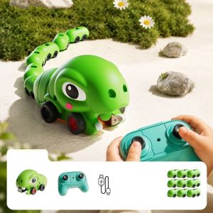 KAWAII BOX Greedy Snake Remote Control Battle Car Wireless Rechargeable Kids Gift