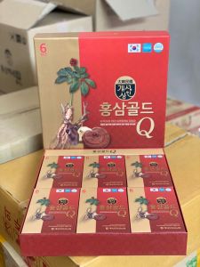 Nước tinh chất hồng sâm nhung hươu linh chi Q hộp 30 gói