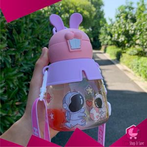 BabyShop-C829 Botol Minum Anak 550ML Motif Kelinci Bunny Botol Air Minum Anak / Tempat Minum Anak