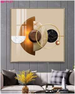 Himalaya Painting Fashion Abstract Design 40cmx40cm Frameless Waterproof Sintraboard Decorative Wall