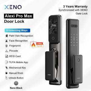 XENO Alexi ProMax Digital Door Lock | Digital Lock with Camera & Smart Digital Lock with Video | 3-Year Warranty & Free Installation