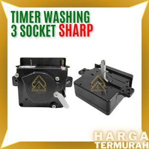 TIMER MESIN CUCI SHARP | TIMER WASHING 3 PIN | TIMER WASH SOKET 3 PIN | TIMER MESIN CUCI SHARP ORI