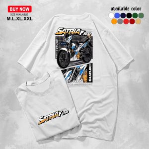 Kaos SATRIA F150 RACING KAOS PRIA WANITA KAOS DISTRO-KAOS KERAH BULAT-KAOS LENGAN PENDEK-KAOS santai-ATASAN
