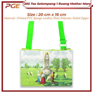Selempang 1 Ruang Seri Bunda Maria Souvenir Dompet Sekolah Minggu Kristiani Kristen Katolik Gereja Katedral