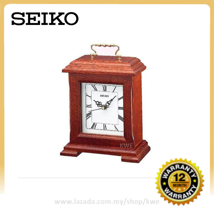 100 ORIGINAL SEIKO Desk Table Wooden Analogue Clock QXG337